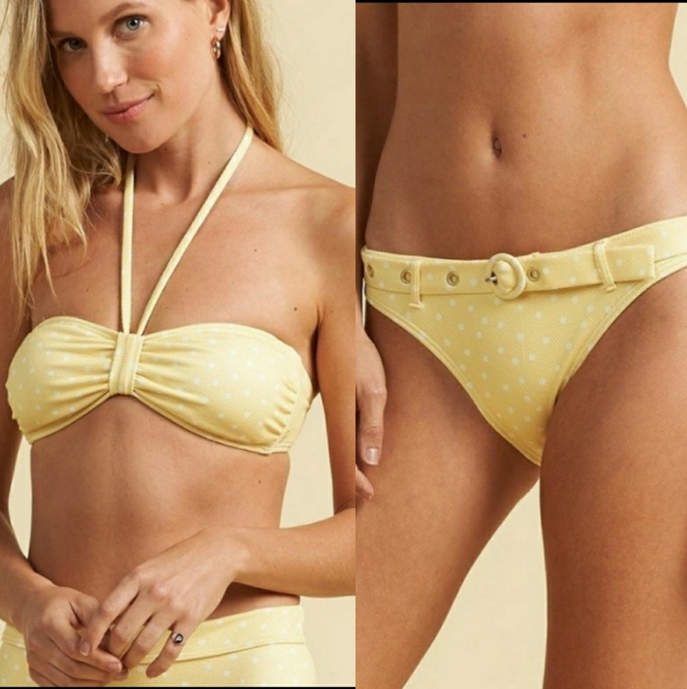 NWT Billabong x Salty Blonde 2 Piece Set Sundipped Tropic Bikini Size S
